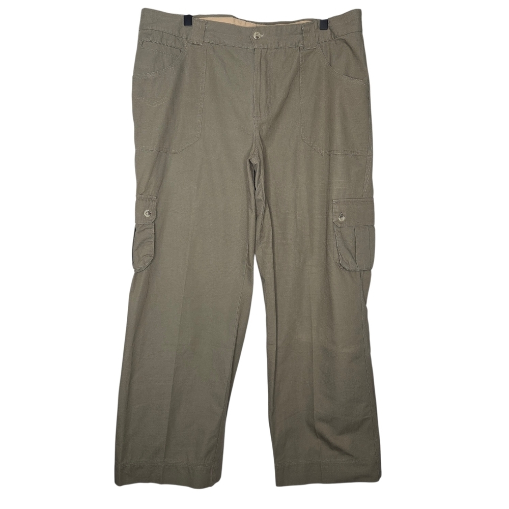 Columbia Womens Outdoor Hiking Straight Leg Utility Cargo Pants Size 16